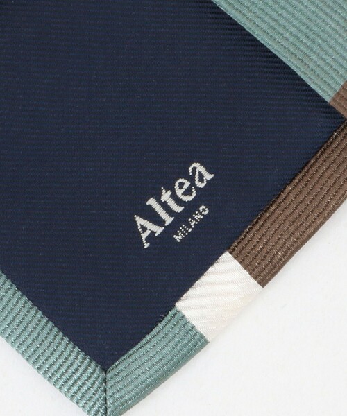 Altea（アルテア）の「＜ALTEA＞8.0cm ストライプ4 ネクタイ（ネクタイ・メンズ・ライム・FREE）」の4枚目の写真