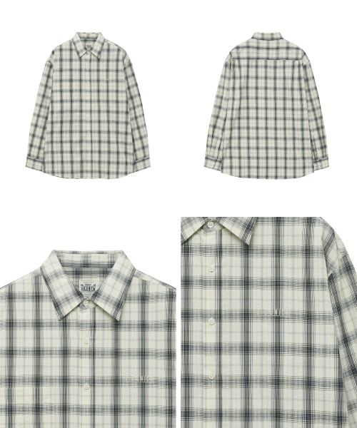 Big Unionの「マルチチェックシャツ(ホワイト)(シャツ/ブラウス・メンズ・その他・S/M/L)」の2枚目の写真