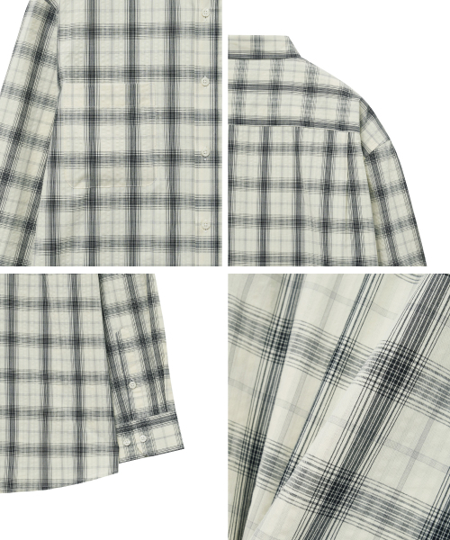 Big Unionの「マルチチェックシャツ(ホワイト)(シャツ/ブラウス・メンズ・その他・S/M/L)」の3枚目の写真