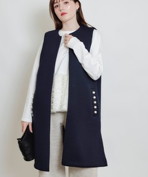 PICCIN PERLA（ピッチンペルラ）の「ポケットパールジレ（ベスト）」