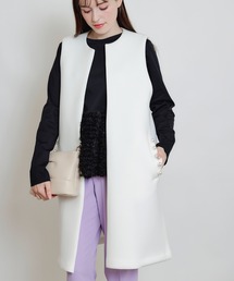 PICCIN PERLA（ピッチンペルラ）の「ポケットパールジレ（ベスト）」