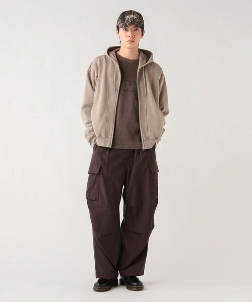 BEAMS HEART（ビームスハート）の「ワイド バルーン カーゴパンツ（吸水速乾）（カーゴパンツ・メンズ・ダークブラウン/ネイビー/オリーブ/ブラック・LARGE/MEDIUM/SMALL）」の11枚目の写真