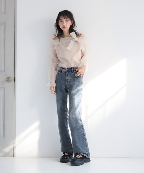 VIVIAN（ヴィヴィアン）の「厚底レースアップメリージェーンスニーカー ZOZOTOWN+オフィシャルサイト限定商品（ドレスシューズ・レディース・ベージュ/ブラック・LL/L/M/S）」の7枚目の写真