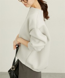 nissen | きれいめダンボールスキッパートップス(スウェット)