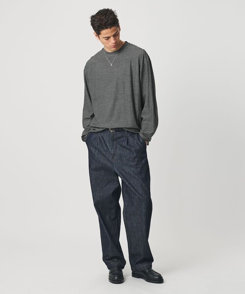 koti BEAUTY&YOUTH(コティ ビューティアンドユース)の「<koti BEAUTY&YOUTH>ウールブレンド ボーダー ロングスリーブT(Tシャツ/カットソー・メンズ・その他1・S/L/M)」の3枚目の写真