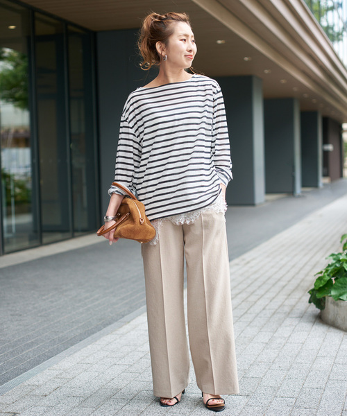 お値下げしました！spick&amp;span ボーダートップス Spick＆Span（スピック アンド スパン） tシャツ マルチボーダーT