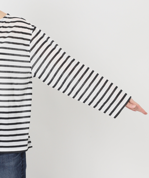 シアーボーダーTシャツ（Tシャツ/カットソー）｜Spick & Span
