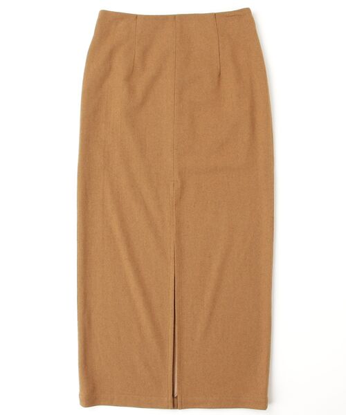 CLANE(クラネ)の「TEXTURE SLIT SKIRT 19109-6232(スカート・レディース・グレー/ベージュ・1)」の1枚目の写真