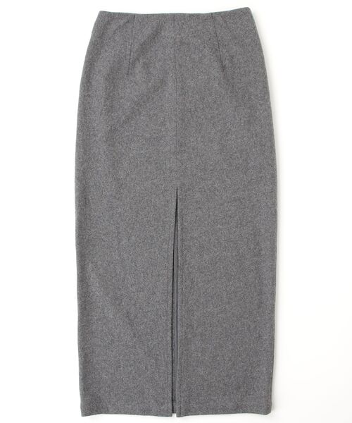 CLANE(クラネ)の「TEXTURE SLIT SKIRT 19109-6232(スカート・レディース・グレー/ベージュ・1)」の2枚目の写真