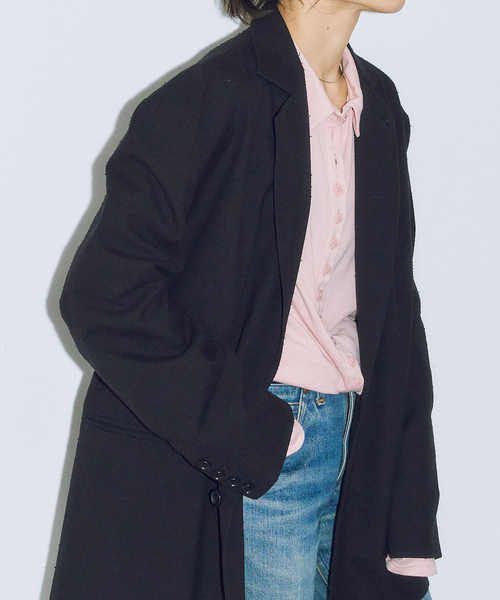 CITYSHOP(シティーショップ)の「SOFT JERSEY TOP:カットソー(Tシャツ/カットソー・レディース・チャコールグレー/グリーン/ピンク・FREE)」の5枚目の写真