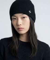XPIER（エクスピア）の「アンゴラバルーンショートビーニーbk（ニットキャップ/ビーニー）」