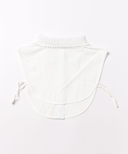 Narcissus（ナルシス）の「メッシュビジューつけ襟（付け襟・レディース・ホワイト・FREE）」の3枚目の写真
