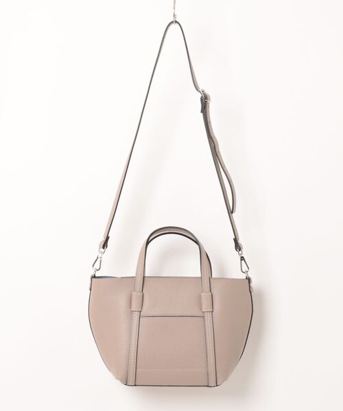RIPANI(リパーニ)の「【RIPANI】クラッシーミニ2WAYバッグ(Q66408)(ハンドバッグ・レディース・グレイッシュベージュ/ライトグレー・ALL)」の3枚目の写真