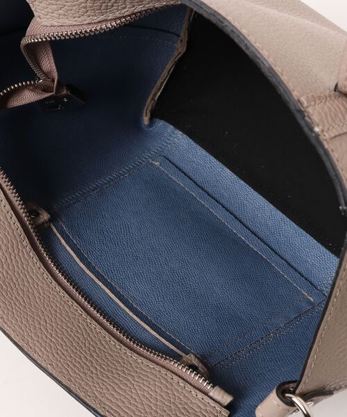 RIPANI(リパーニ)の「【RIPANI】クラッシーミニ2WAYバッグ(Q66408)(ハンドバッグ・レディース・グレイッシュベージュ/ライトグレー・ALL)」の5枚目の写真