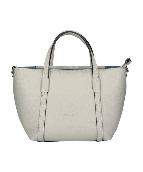 RIPANI(リパーニ)の「【RIPANI】クラッシーミニ2WAYバッグ(Q66408)(ハンドバッグ・レディース・グレイッシュベージュ/ライトグレー・ALL)」の2枚目の写真