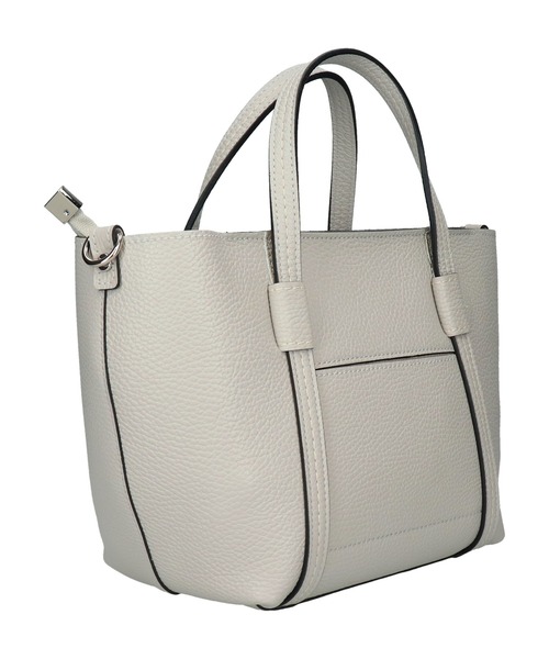 RIPANI(リパーニ)の「【RIPANI】クラッシーミニ2WAYバッグ(Q66408)(ハンドバッグ・レディース・グレイッシュベージュ/ライトグレー・ALL)」の18枚目の写真