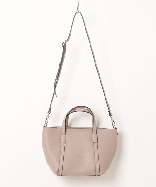 RIPANI(リパーニ)の「【RIPANI】クラッシーミニ2WAYバッグ(Q66408)(ハンドバッグ・レディース・グレイッシュベージュ/ライトグレー・ALL)」の14枚目の写真