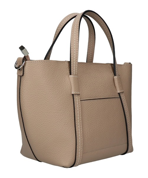 RIPANI(リパーニ)の「【RIPANI】クラッシーミニ2WAYバッグ(Q66408)(ハンドバッグ・レディース・グレイッシュベージュ/ライトグレー・ALL)」の10枚目の写真