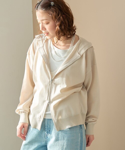 juniさんご検討中　Deuxieme Classe ニット加工パーカー juniさんご検討中 Deuxieme Classe ニット加工パーカーの通販はau PAY