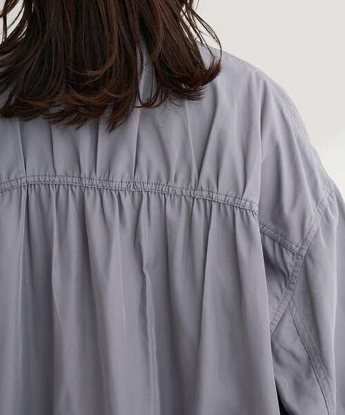 Green Parks(グリーンパークス)の「ボリュームギャザーMA-1(MA-1・レディース・グレー/ホワイト系その他2/カーキ・FREE)」の12枚目の写真