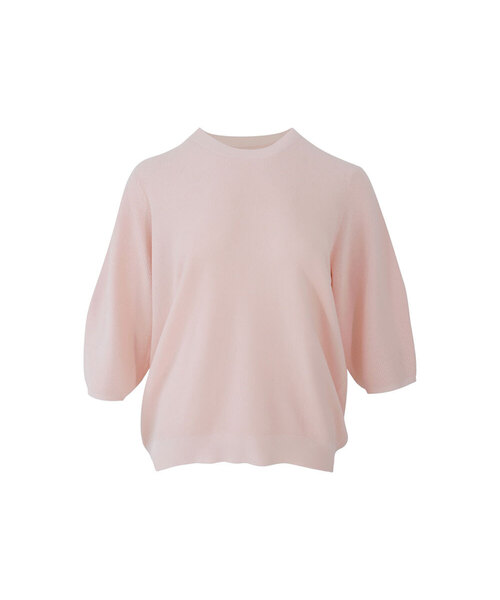 VASCARA(バスカラ)の「Drop Shoulder Round Neck Capri Knitwear (5colors)(ニット/セーター・レディース・クリーム/ライトイエロー/ブラック/カーキ/ライトピンク・FREE)」の5枚目の写真