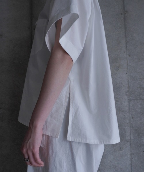 k3&co.(ケイスリーアンドコー)の「Cotton shirts(シャツ/ブラウス・レディース・White/ブルー/PINK・ONE SIZE)」の8枚目の写真
