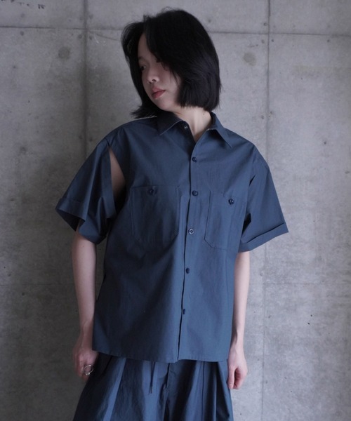k3&co.(ケイスリーアンドコー)の「Cotton shirts(シャツ/ブラウス・レディース・White/ブルー/PINK・ONE SIZE)」の11枚目の写真