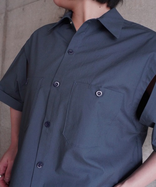 k3&co.(ケイスリーアンドコー)の「Cotton shirts(シャツ/ブラウス・レディース・White/ブルー/PINK・ONE SIZE)」の16枚目の写真