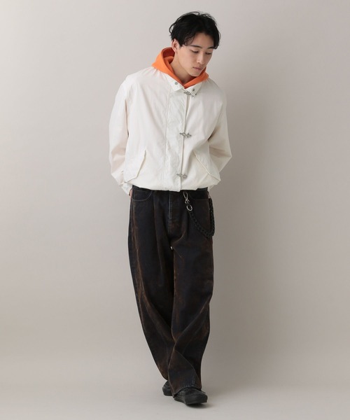 RAGEBLUE(レイジブルー)の「Fireman Buckle Short Mods Coat/ファイヤーマンバックルショートモッズコート(モッズコート・メンズ・ブラック/カーキ/ホワイト・MEDIUM/LARGE)」の5枚目の写真