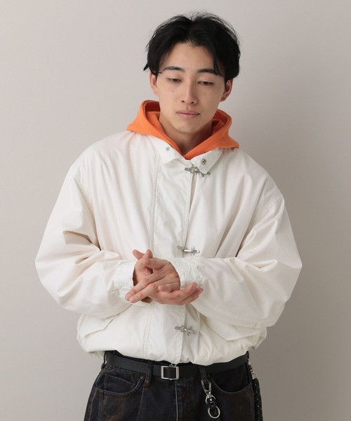 RAGEBLUE(レイジブルー)の「Fireman Buckle Short Mods Coat/ファイヤーマンバックルショートモッズコート(モッズコート・メンズ・ブラック/カーキ/ホワイト・MEDIUM/LARGE)」の7枚目の写真