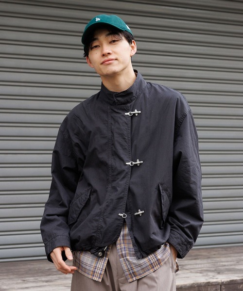 RAGEBLUE(レイジブルー)の「Fireman Buckle Short Mods Coat/ファイヤーマンバックルショートモッズコート(モッズコート・メンズ・ブラック/カーキ/ホワイト・MEDIUM/LARGE)」の13枚目の写真