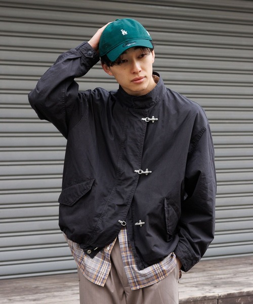 RAGEBLUE(レイジブルー)の「Fireman Buckle Short Mods Coat/ファイヤーマンバックルショートモッズコート(モッズコート・メンズ・ブラック/カーキ/ホワイト・MEDIUM/LARGE)」の14枚目の写真