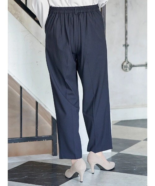 Re-J&SUPURE(リジェイアンドスプル)の「【大きいサイズ】【ストレッチツイル】テーパードパンツ(セットアップ可)(その他パンツ・レディース・ベージュ/ネイビー/ブラック/グレー・XX-LARGE/XXX-LARGE/XXXX-LARGE)」の8枚目の写真