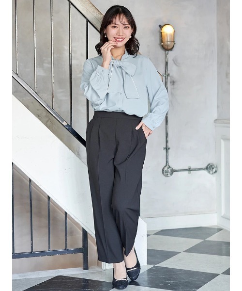 Re-J&SUPURE(リジェイアンドスプル)の「【大きいサイズ】【ストレッチツイル】テーパードパンツ(セットアップ可)(その他パンツ・レディース・ベージュ/ネイビー/ブラック/グレー・XX-LARGE/XXX-LARGE/XXXX-LARGE)」の19枚目の写真