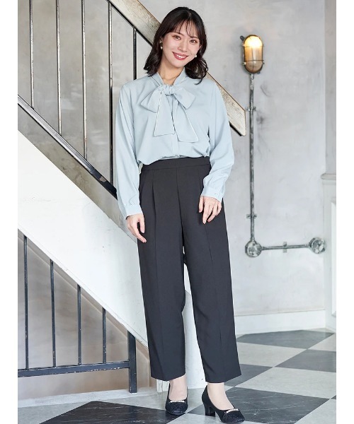 Re-J&SUPURE(リジェイアンドスプル)の「【大きいサイズ】【ストレッチツイル】テーパードパンツ(セットアップ可)(その他パンツ・レディース・ベージュ/ネイビー/ブラック/グレー・XX-LARGE/XXX-LARGE/XXXX-LARGE)」の21枚目の写真