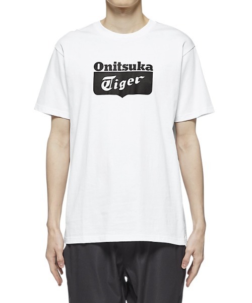 Onitsuka Tiger(オニツカタイガー)の「LOGO TEE / ロゴティー(Tシャツ/カットソー・レディース・ホワイト×レッド/ホワイト系・S/XS/XL/L/M)」の5枚目の写真