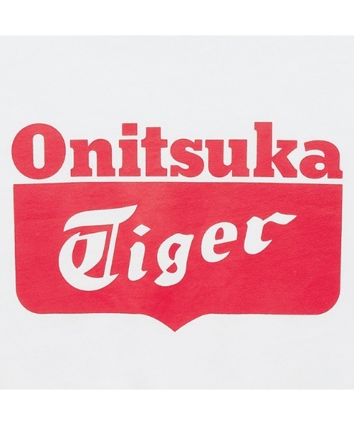 Onitsuka Tiger(オニツカタイガー)の「LOGO TEE / ロゴティー(Tシャツ/カットソー・レディース・ホワイト×レッド/ホワイト系・S/XS/XL/L/M)」の12枚目の写真