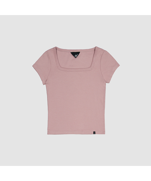 DEARSTALKER(ディアストーカー)の「D. ベーシックコットンスクエアネックTシャツ - 3カラー(Tシャツ/カットソー・レディース・グレー/ホワイト系1/ブラック/ブラック×グレー/チャコール/ネイビー/モカ/ホワイト/PINK/ブラック×ホワイト/チャコールグレー/ホワイト系その他2・FREE/0(FREE))」の12枚目の写真