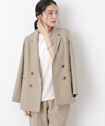 NANO universe（ナノユニバース）の「ライトファンクション ダブルジャケット(セットアップ可)（テーラードジャケット）」