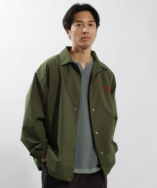 BAYFLOW（ベイフロー）の「[防風・撥水]ウィンドストップコーチジャケット（ブルゾン・メンズ・ブラック/ネイビー/カーキ・LARGE/MEDIUM）」の11枚目の写真