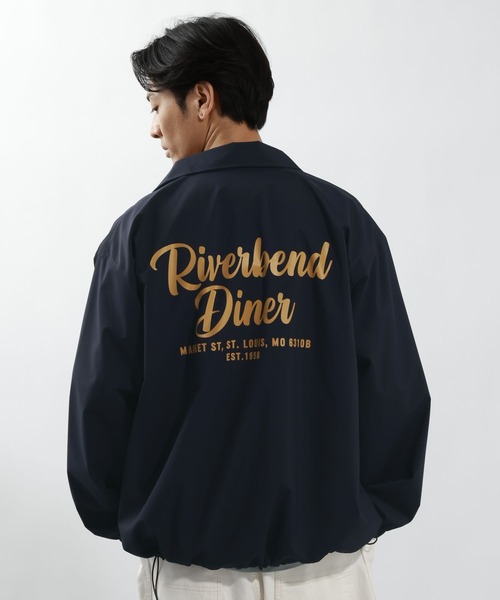 BAYFLOW（ベイフロー）の「[防風・撥水]ウィンドストップコーチジャケット（ブルゾン・メンズ・ブラック/ネイビー/カーキ・LARGE/MEDIUM）」の17枚目の写真