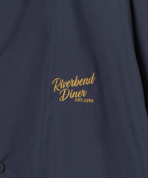 BAYFLOW（ベイフロー）の「[防風・撥水]ウィンドストップコーチジャケット（ブルゾン・メンズ・ブラック/ネイビー/カーキ・LARGE/MEDIUM）」の21枚目の写真