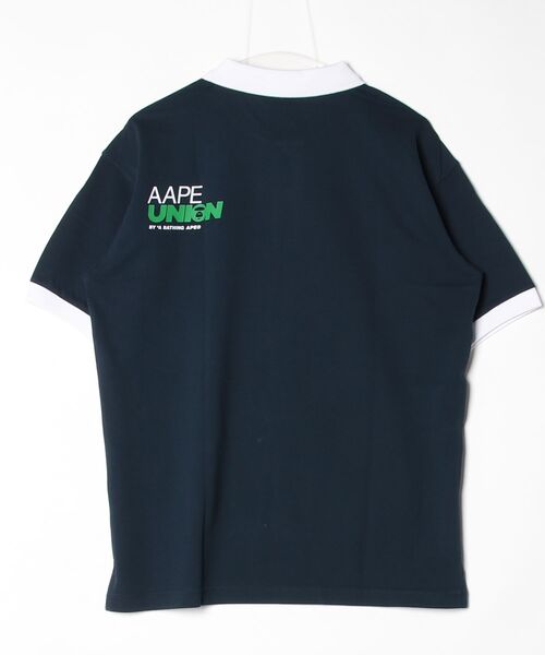 AAPE BY A BATHING APE(エーエイプバイアベイシングエイプ)の「AAPE UNION SPORT "PICKLEBALL" Cool Touch Instant Cooling Polo Shirt(ポロシャツ・メンズ・グリーン系その他5/ホワイト/ネイビー/ブラック・MEDIUM/X-LARGE/LARGE/SMALL)」の9枚目の写真