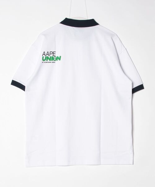 AAPE BY A BATHING APE(エーエイプバイアベイシングエイプ)の「AAPE UNION SPORT "PICKLEBALL" Cool Touch Instant Cooling Polo Shirt(ポロシャツ・メンズ・グリーン系その他5/ホワイト/ネイビー/ブラック・MEDIUM/X-LARGE/LARGE/SMALL)」の10枚目の写真