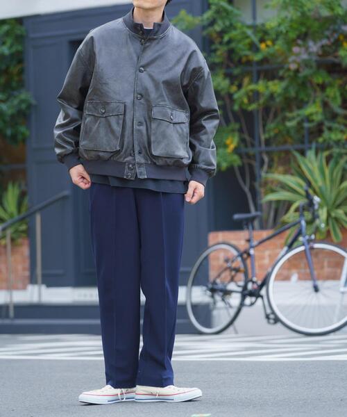 ITEMS URBANRESEARCH（アイテムズ アーバンリサーチ）の「F.L. a-1 フライトジャケット（ブルゾン・メンズ・ブラック系その他/ブラック・MEDIUM/LARGE）」の18枚目の写真