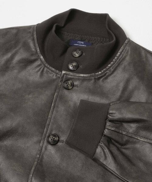 ITEMS URBANRESEARCH（アイテムズ アーバンリサーチ）の「F.L. a-1 フライトジャケット（ブルゾン・メンズ・ブラック系その他/ブラック・MEDIUM/LARGE）」の20枚目の写真