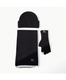 kivi（キヴィ）の「ニットマフラー スカーフ 手袋 ビーニー セット (6COLOR)（マフラー）」