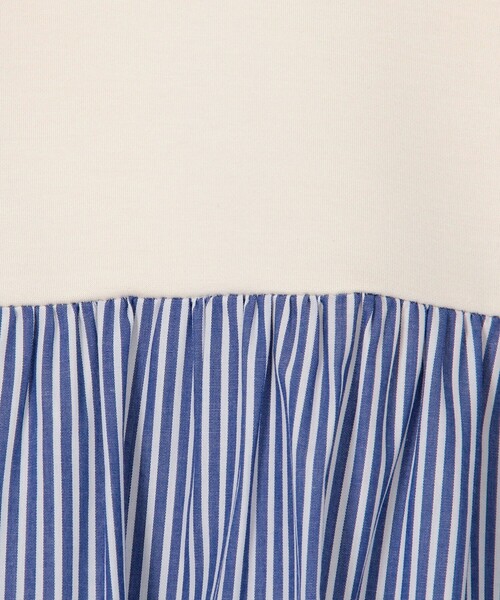 MICO COULIER（ミコクリエ）の「カット×シャツ切替Vネックカーディガン（カーディガン/ボレロ・レディース・ブラック/キナリ/グレー・38）」の16枚目の写真