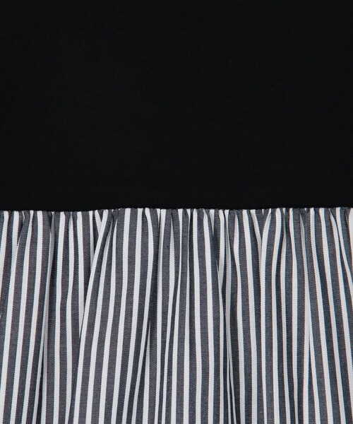 MICO COULIER（ミコクリエ）の「カット×シャツ切替Vネックカーディガン（カーディガン/ボレロ・レディース・ブラック/キナリ/グレー・38）」の18枚目の写真