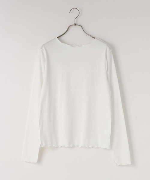 LOWRYS FARM（ローリーズファーム）の「メロープルオーバーLS 663967（Tシャツ/カットソー・レディース・ブラック/ホワイト/グレー・FREE）」の17枚目の写真